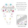 2 Pieces Scrub Caps Women Scrub Cap Men Nurse Scrub Cap for Beauty Salon Candy Cupcakes Multicoloured view 4