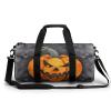 Gym Bags for Men Women Halloween Pumpkin Duffle Bag Travel Overnight Bag with Shoe Compartment Tote Bags view 1