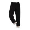Girls Baby Teen Fleece Lined Leggings Cotton Kids Winter Warm Leggings Thick Thermal Tights (Black, 12-24 Months) view 1