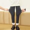 Girls Baby Teen Fleece Lined Leggings Cotton Kids Winter Warm Leggings Thick Thermal Tights (Black, 12-24 Months) view 4
