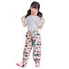 Toddlers Boys Girl Cotton Lined Rain Pants Waterproof Dirty Proof Rain Trousers Reflective Rainwear (Pink, 5-6 Years) view 1