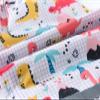 Toddlers Boys Girl Cotton Lined Rain Pants Waterproof Dirty Proof Rain Trousers Reflective Rainwear (Pink, 5-6 Years) view 4