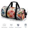 Gym Bags for Men Women Color Medallion Pattern Duffle Bag Travel Overnight Bag with Shoe Compartment Tote Bags view 2
