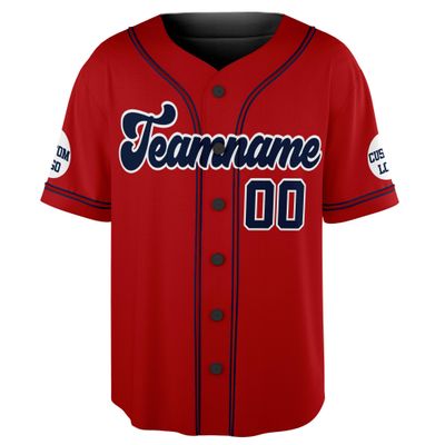 Intriklo Personalized Baseball Shirts Sports Uniform for Men Women Boy, Personalized Sports Shirt, Your Name & Number, Team Logo, Great Sport Gift 7