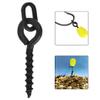 Peosaard Bait Screw Fishing Carp Boilie Bait Screw with Round Link Loop Swivels Tackle Accessories 12MM 30PCS, Terminal Tackle Accessories view 2