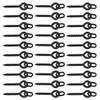 Peosaard Bait Screw Fishing Carp Boilie Bait Screw with Round Link Loop Swivels Tackle Accessories 12MM 30PCS, Terminal Tackle Accessories view 4