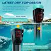 Full Face Snorkel Mask- Snorkeling Gear for Adults with Safe Dry Top Breathing System, Latest Foldable Panoramic View Snorkeling Mask for Men and Women, Anti Fog Anti Leak view 4