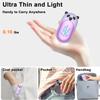 AI Hand Warmers Rechargeable 2 Pack, 6000mAh Electric Hand Warmer Reusable, 20Hrs Long Heating, Portable Pocket Heater Handwarmer for Women Men, Outdoor Camping, Ski Equipment(Purple) view 3