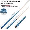 QGF Jump Break Stick Cue, Heavy Hitter Jump Break Cue, 3 Piece Pool Stick 23~25oz (Blue) view 2