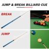 QGF Jump Break Stick Cue, Heavy Hitter Jump Break Cue, 3 Piece Pool Stick 23~25oz (Blue) view 4