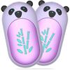 Hand Warmers 2 Pack,Hand Warmers Rechargeable 6000mAh 20Hrs Long Safe Heat AI Smart Chips,Portable Pocket Heater,Gifts for Birthday,Outdoor,Golf,Hunting,Camping Accessories,Purple view 1