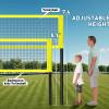 VICHTOP 4 Square Volleyball Game Set - 4 Way Cross Net for Backyard & Beach, Portable Outdoor Volleyball/Badminton Combo Net, 4 Person Four Square Volleyball Net with Carrying Bag view 4