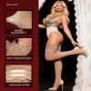 RSLOVE Women's Lace Top Thigh High Sheer Stockings Antiskid Silicone Ultra Shimmery Pantyhose Nude Plus Size view 4