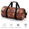 Gym Bags for Men Women Fall Duffle Bag Travel Overnight Bag with Shoe Compartment Tote Bags view 2