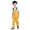 Waterproof Puddle-Dry Rain Pants for Toddlers Girls Boys Rain Bibs Kids Overalls Mud Pants (Yellow, 10-11 Years) view 2