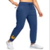 Soothfeel Women's Fleece Lined Joggers Water Resistant High Waisted Sweatpants Winter Warm Thermal Running Hiking Pant Pocket Dark Blue S view 1
