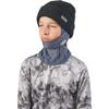 BLACKSTRAP Kids' Expedition Hood Dual Layer ExoHinge Balaclava Ski Mask, Helmet Compatible, Maximum Warmth and Comfortable for Kids, [Granite] view 4