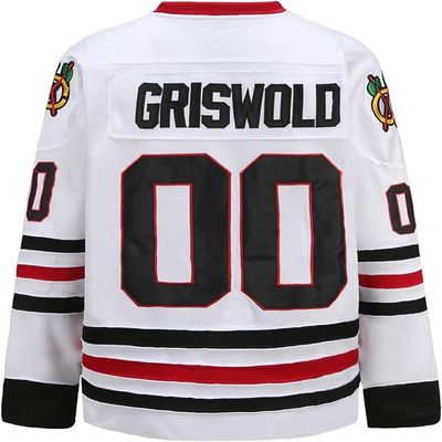 Shrandi Griswold #00 Movie Hockey Jerseys Stitched Letters and Numbers S-5XL