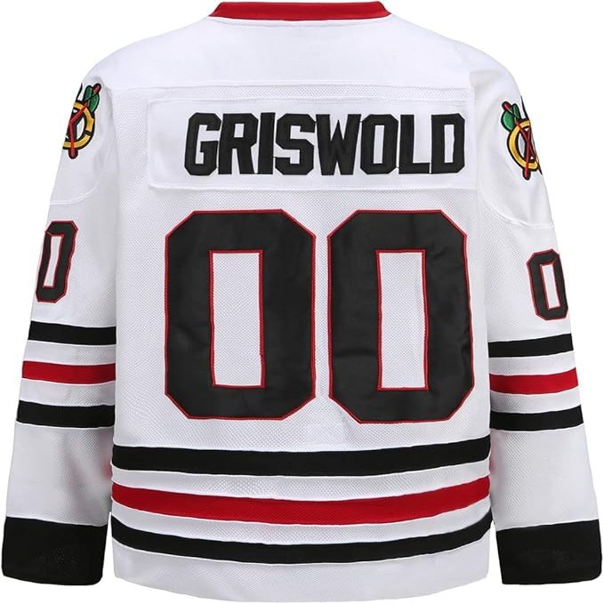 Shrandi Griswold #00 Movie Hockey Jerseys Stitched Letters and Numbers S-5XL