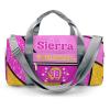 zaaprintblanket Rose Purple Pink Volleyball Print Multifunction Sport Duffel Bag Custom Gym Travel Perform Training Weekender Bags Getaway Bags view 1