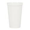 PromotionPros Reusable Stadium 5 1/2" Cold 22oz Plastic Party Cup - Customized With Text Name or Personalized Image $0.92 Each - Sold in Pack of 500-White view 1