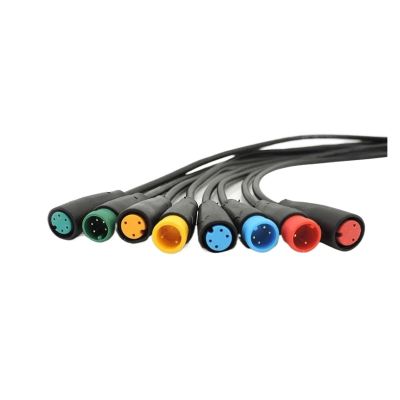 M8 2 3 4 5 6 8 Pin Electric Bicycle Joint p/lug DC Female Male Connector Wiring Scooter Brake Cable Signal(4 pair,5P)