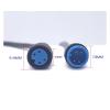 M8 2 3 4 5 6 8 Pin Electric Bicycle Joint p/lug DC Female Male Connector Wiring Scooter Brake Cable Signal(4 pair,5P) view 3