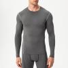 LEICHR Men's Compression Shirts Long Sleeve Athletic Cool Dry Workout Running Tops Baselayer Undershirts view 2