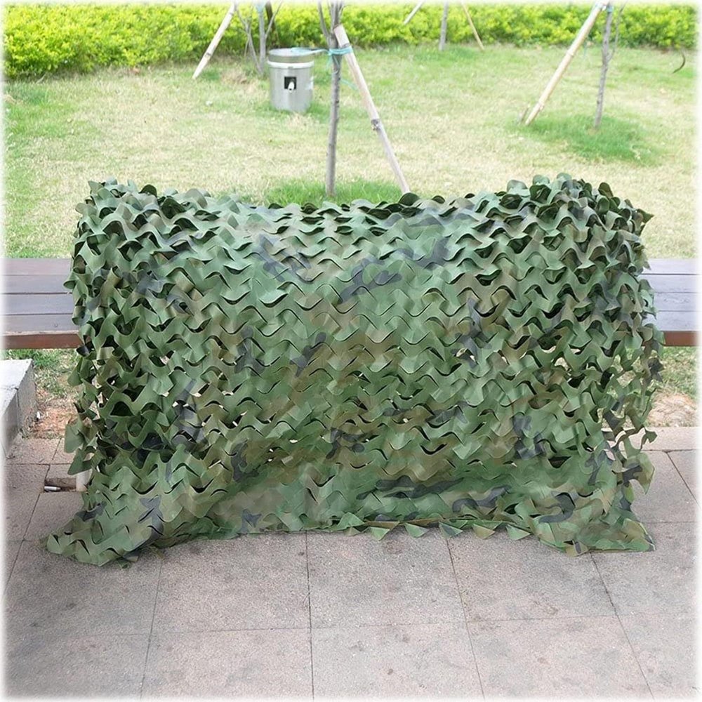 MaiBuL LNNW Camo Netting Army Camouflage Netting for Hunting Military Theme Shooting Decoration Sunshade Camping for Hunting, Decoration, Sun Shade, Camping(10 * 10m)