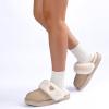 LazyStep Women's Cozy Fuzzy Memory Foam House Slippers Indoor Outdoor view 2