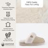 LazyStep Women's Cozy Fuzzy Memory Foam House Slippers Indoor Outdoor view 4