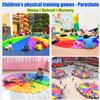 DJFKDYHPE Play Parachute Kids Outdoor Activities - Parachute Game, Outdoor Field Day Parachute Games, Children's Physical Training Parachute Games(3m/9.8ft) view 4