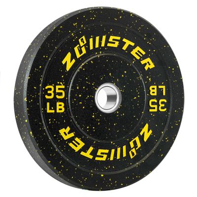 Bumper Weight Plate Olympic Plate Hi-Temp Bumper Weight Plate with Steel Insert Strength Training Weight Lifting Plate (35LB X 1)
