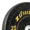 Bumper Weight Plate Olympic Plate Hi-Temp Bumper Weight Plate with Steel Insert Strength Training Weight Lifting Plate (35LB X 1) view 4