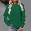 asntrgd Women's Crewneck Sweatshirts Plus Size Long Sleeve Solid Pullover Fall Lightweight Tunic Tops Cute Outfits 2024 view 2