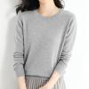 Sweaters for Women Crew Neck Base Layer Sweater Wool Shirt view 2