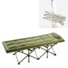 Folding Bed with Mattress, 70cm Extra Wide Portable Camp Cot Heavy Duty Sturdy Foldaway Guest Bed Strong Thicker Tubes Sleeping Bed Cot for Office, Beach, Garden, Patio view 1