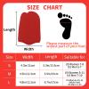 2 Pairs Ice Bath Toe Socks, Cold Plunge Toe Covers, Ice Bath Toe Booties Cold Plunge Toe Booties, Cold Plunge Tub Accessories, Reusable Neoprene Toe Warmers for Cold Plunge at Home S-Red view 3
