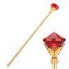 Snowflake Fairy Princess Wands Crystal Magic Wand for Pageant Party Birthday (Red) view 2