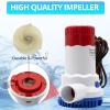 Creatorele 12 V 1500 GPH Electric Bilge Pump, No Noise And Easy To Install Boat Bilge Pump, Suitable For Aquarium, Swimming Pool, Water Tank And Other Places view 2