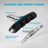 4 PCS Professional Bike Brake Pads, Premium Bicycle Brake Pads, Bike V Brake Blocks for City Bike and Road Bike, Mountain Bike Brake Pads with Allen Wrench and Plastic Box view 2