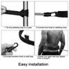 Pineeseatile Stationary Swimming Tether Swim Training Belts 4M Black view 2