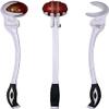 Onkebhalo Side Arm Ball Thrower for Cricket Leather and Tennis Ball ! Adjustable Robo Side Arm with Advanced Finger-Cup Design for Batting Training/Practice (White) view 1