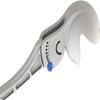 Onkebhalo Side Arm Ball Thrower for Cricket Leather and Tennis Ball ! Adjustable Robo Side Arm with Advanced Finger-Cup Design for Batting Training/Practice (White) view 3
