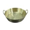 IGRIXLSD 1PC Stainless Steel Tableware, Lightweight And Portable Korean Round Plate Suitable For Home Or Outdoor Camping(M Gold) view 1