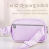 Christmas Birthday Gifts for Women,Fanny Pack for Kids Teens,Crossbody Bag for Girls,Initial Waist Packs for Sister Daughter,Belt Bag Trendy Preppy Stuff,Lavender T view 4