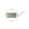 IGRIXLSD 2PCS Pure Titanium Lunch Box, Square Portable Sealed Bento Box Suitable For Outdoor Camping(800ml) view 2