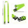2Pack Add Bag Luggag Straps for Carry On Bag, Adjustable Suitcase Belt Add Bag Travel Attachment Accessories for Connect Your 3 Luggages, Green view 3