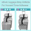 2Pack Add Bag Luggag Straps for Carry On Bag, Adjustable Suitcase Belt Add Bag Travel Attachment Accessories for Connect Your 3 Luggages, Green view 4