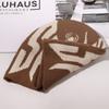 2THESTARS Y2K Beanie Hat for Men & Women Trendy Soft Stretchable Winter Cap, Spidas Design Cold Knit Weather Accessory - Brown view 2